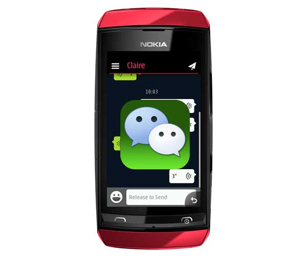WeChat ใช้งานได้แล้ววันนี้บนสมาร์ทโฟนตระกูล Nokia Asha Full Touch พร้อมกับฟีเจอร์เด่น Hold-to-Talk