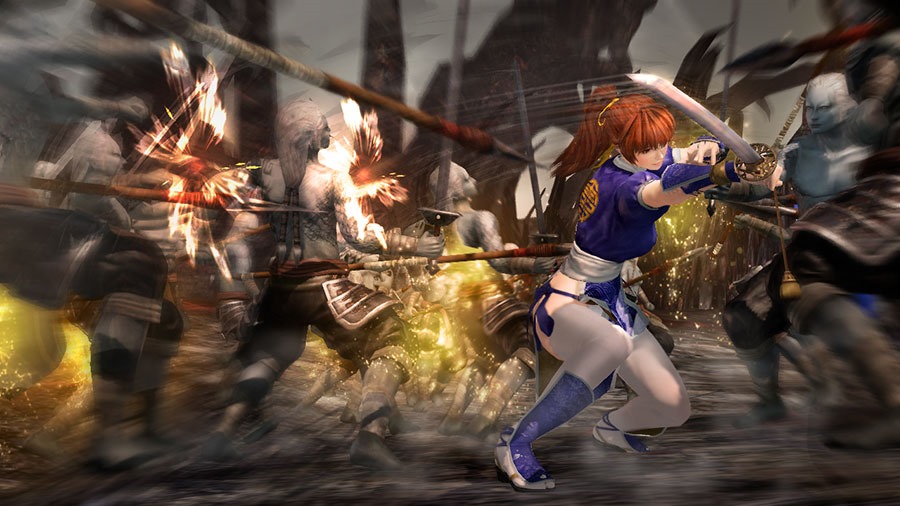 สกรีนช็อตแรกสาวน้อยนินจา Kasumi ในเกม Warriors Orochi 3 Ultimate
