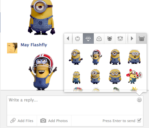 Facebook Messenger เปิดใช้งาน Sticker บนเว็บ Browser ได้แล้ว ดาวน์โหลดได้ฟรีเพียบ