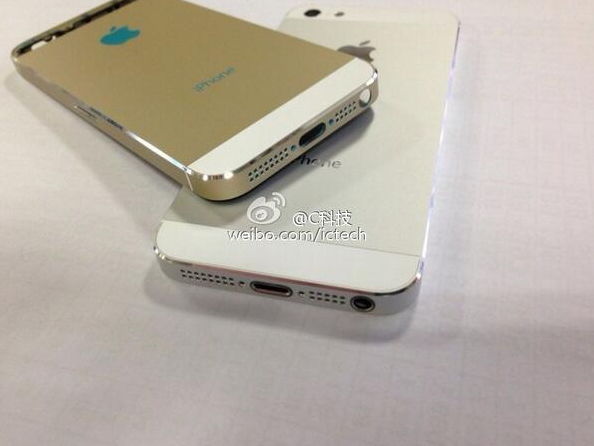 ภาพชิ้นส่วนฝาหลังของ iPhone 5S สีทอง!