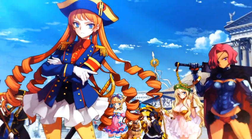 เทรลเลอร์เปิดตัว Hero X Battle Princess สงครามรวมสาวสุดโมเอะแห่งยุค