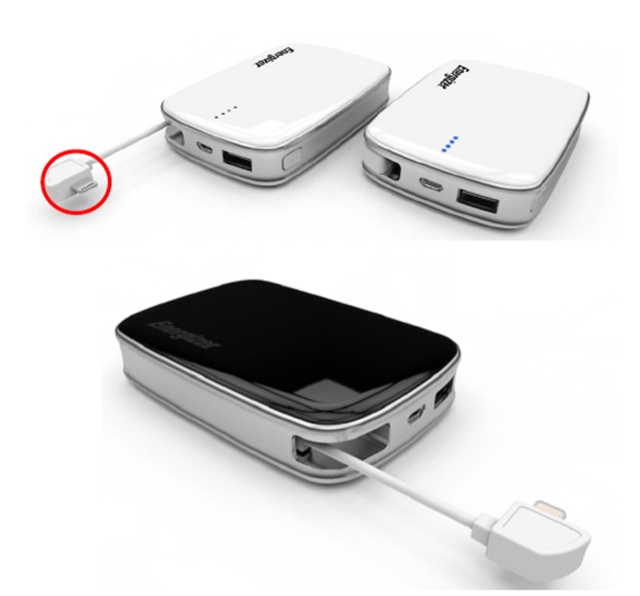 Energizer วางจำหน่ายแบตสำรองพกพาความจุ 6,000 mAh มีสาย USB ในตัว รองรับ iPhone 5 และสมาร์ทโฟนทุกรุ่น