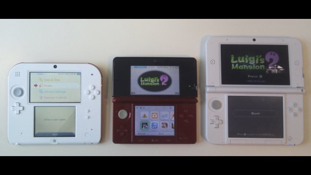 เทียบตัวเป็นๆ Nintendo 2DS ,Nintendo 3DS และ Nintendo 3DS XL ใครน่าสนใจกว่ากัน