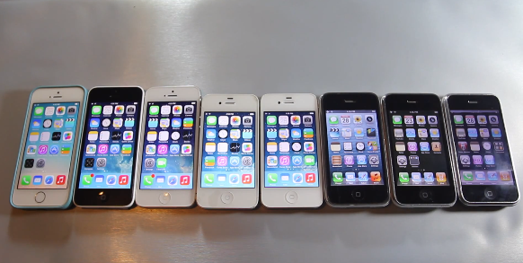 เทียบความแรง iPhone ทั้ง 8 รุ่นที่วางจำหน่าย ใครจะแรงสุด (ชมคลิป)