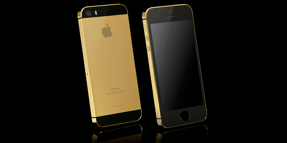 ยังแพงได้อีก!! iPhone 5s ทองคำ 24 กะรัต วางจำหน่ายแล้วราคาเริ่มต้น 90,000 บาท