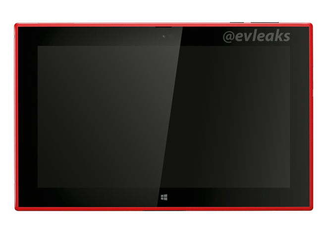 ภาพ(เกือบ)ทางการของแท็บเล็ต Nokia ชื่อรุ่น Lumia 2520 ทั้งสีฟ้าและสีแดง พร้อมสเป็คล่าสุด