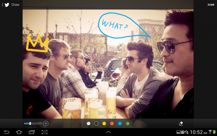 Twitter สำหรับ Android อัพเดทรองรับหน้าจอแท็บเล็ต Galaxy Note 10.1 ใช้ได้รุ่นแรก