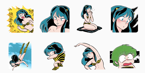 LINE ประเทศไทยวางจำหน่ายสติ๊กเกอร์ใหม่ 4 แบบ นำโดย ลามูสาวน้อยมหัศจรรย์