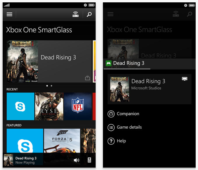 Microsoft ส่งแอพ Xbox One SmartGlass สำหรับ Windows Phone 8, iPhone และ Android แล้ว