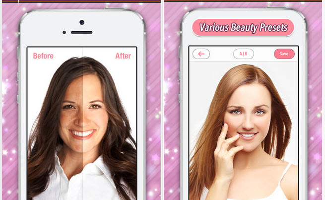 Appfree!! แอพหน้าใส หน้าเรียว สำหรับสาวๆมาแจกฟรีกันอีกแล้ว กับ InstaBeauty ฟรีบน iPhone,iPad