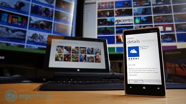 Microsoft จัดให้!! เพิ่มพื้นที่บน SkyDrive จาก 7GB เป็น 20GB ฟรี 1 ปีสำหรับผู้ใช้งาน Windows Phone