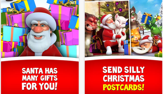 Appfree!! ต้อนรับเทศกาลคริสต์มาสกับ Talking Santa ฟรีบน iPhone