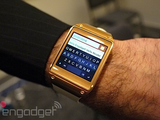 Samsung Galaxy Gear สามารถพิมพ์บนหน้าจอได้แล้ว!! ด้วย Fleksy Keyboard ดาวน์โหลดฟรีที่นี่