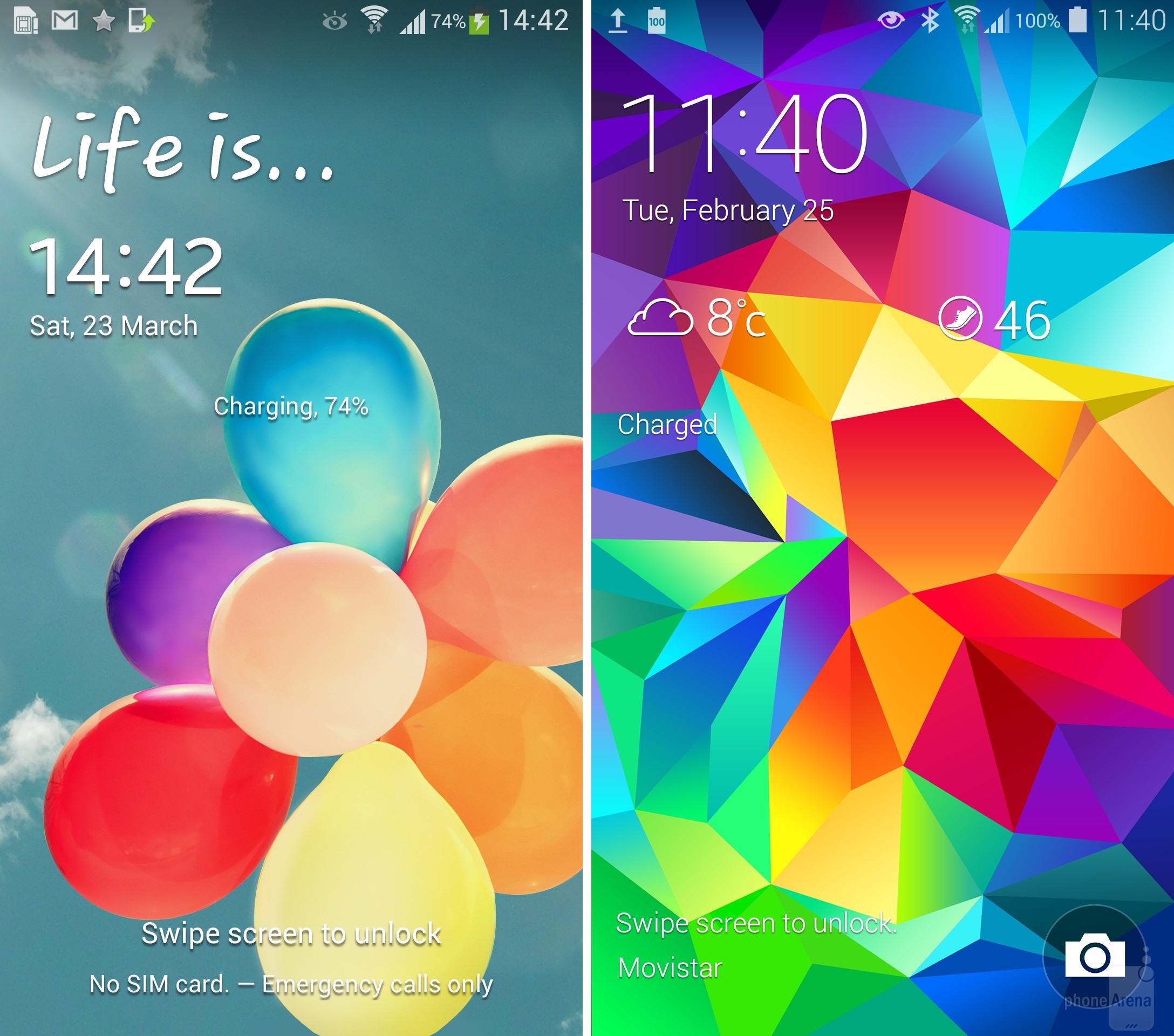 เทียบหน้าตา TouchWiz ใหม่บน Galaxy S5 กับ TouchWiz แบบเก่า แบบไหนจะสวยงามกว่ากัน
