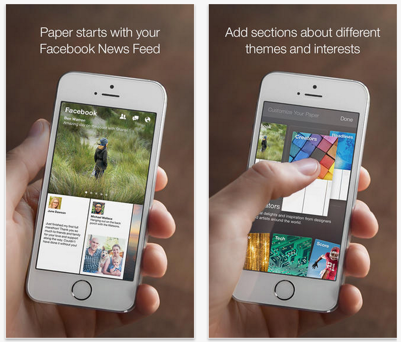 Facebook ปล่อยแอพอ่าน Newsfeed รูปแบบใหม่ Paper อย่างเป็นทางการ ดาวน์โหลดฟรีที่นี่ (US only)
