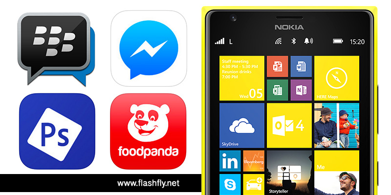 แอพดัง BBM, Adobe Photoshop Express และ Food Panda เตรียมลง Nokia Lumia เร็วๆนี้