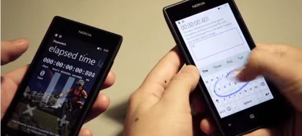 แชมป์พิมพ์มือถือเร็วที่สุดในโลก คว้าชัยด้วยแป้นพิมพ์แบบใหม่ของ Windows Phone 8.1 (ชมคลิป)
