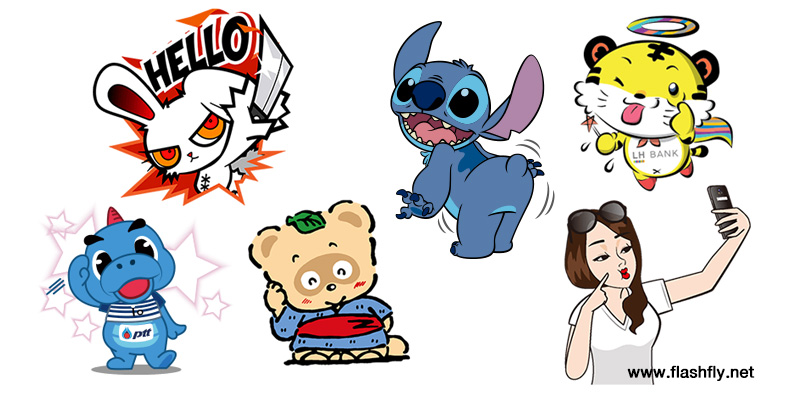 LINE ประเทศไทยวางจำหน่ายสติ๊กเกอร์ใหม่พบกับเจ้า Stitch ในรูปแบบภาษาไทย และสติ๊กเกอร์ฟรีจาก Samsung