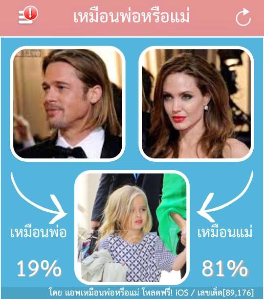 สุดฮิตติดกระแสโซเชียล!! แอพเหมือนพ่อหรือแม่ มาดูกันว่าหน้าลูกจะเหมือนพ่อหรือแม่มากกว่ากัน ดาวน์โหลดฟรีได้ที่นี่