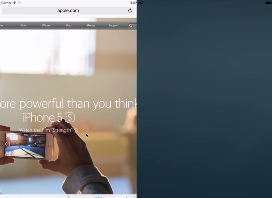 ชมคลิปทดสอบใช้งาน iOS 8 Split Screen จะสามารถย่อขยายหน้าจอได้อิสระ