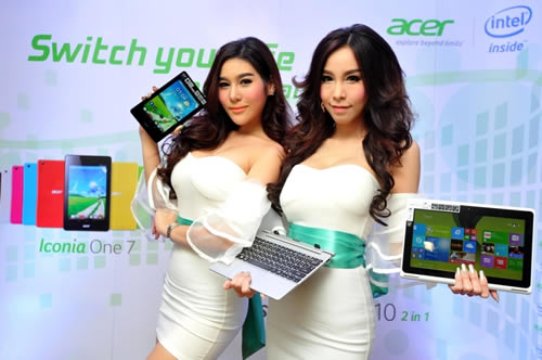 Acer เปิดตัวไฮบริดโน้ตบุ๊ค Acer Aspire Switch 10 และแอนดรอยด์แท็บเล็ต Acer Iconia One 7