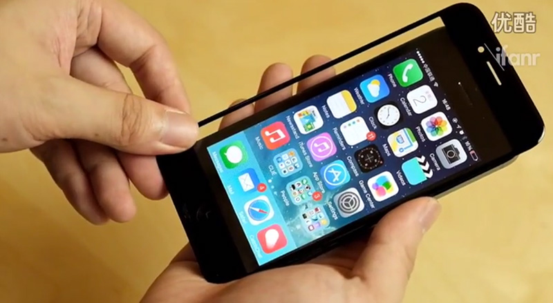 ชมชิ้นส่วนฝาหน้า iPhone 6 หน้าจอ 4.7 นิ้วขอบมนสุดบาง ถ้าถืออยู่ในมือแล้วจะเป็นอย่างไร