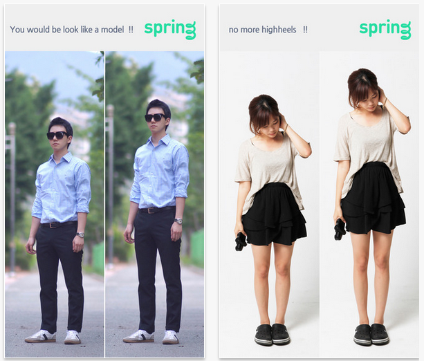 เป็นไปได้!! เพิ่มส่วนสูง ให้หุ่นเพรียวในพริบตาด้วย Spring แอพยอดฮิตติดกระแสโชเชียล ดาวน์โหลดฟรีบน iPhone และ Android ได้ที่นี่