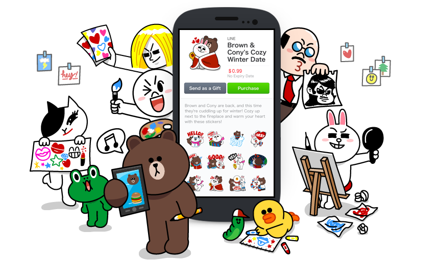 LINE เผยยอดจำหน่ายสติ๊กเกอร์ Creators Market ในไทยสูงถึง 3.9 ล้านบาท ยอดทั่วโลก 47 ล้านบาท