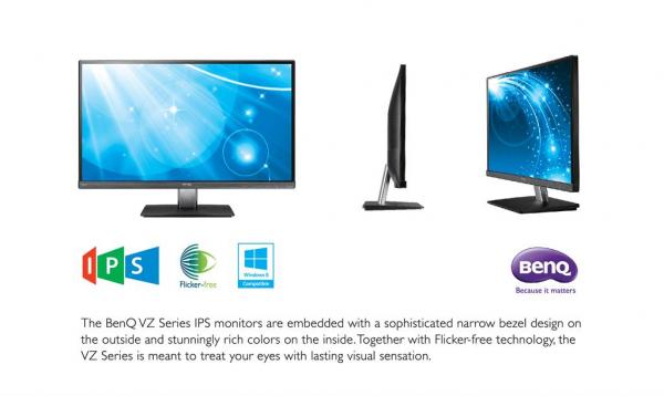 BenQ เปิดตัว BenQ VZ Series จอ IPS ตัวแรก พร้อมเทคโนโลยีที่ช่วยถนอมสายตา