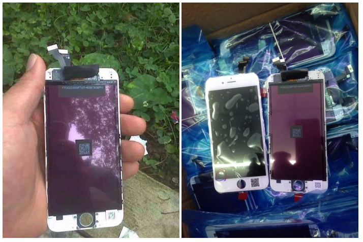 หลุดชิ้นส่วนหน้าจอ iPhone 6L ขนาด 5.5 นิ้วและแบตเตอร์รี่ความจุถึง 2915mAh