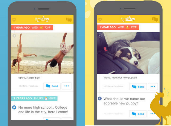 อยากรู้ไหมวันนี้ในอดีตคุณเคยแชร์ภาพหรือโพสอะไรไว้บ้าง? ย้อนรำลึกความหลังง่ายๆด้วย Timehop ดาวน์โหลดฟรีบน iPhone และ Androidได้ที่นี่