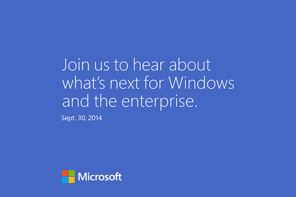 Microsoft เตรียมเปิดตัว Windows 9 อย่างเป็นทางการวันที่ 30 กันยายนนี้
