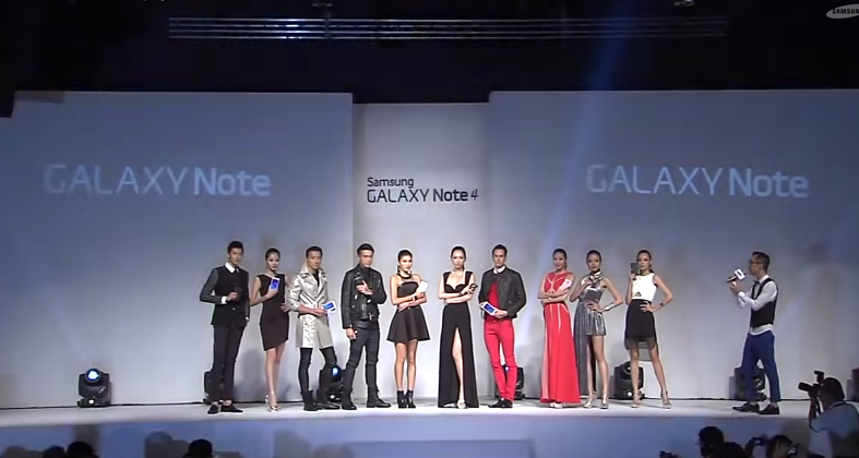 Samsung ทำเก๋!! จัดแฟชั่นโชว์ Galaxy Note 4 ,Gear S และ Gear Circle ที่ประเทศไต้หวัน