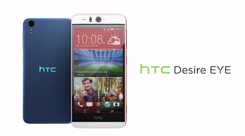 เกิดมาเพื่อเซลฟี่!! HTC Desire EYE หน้าจอ 5.2 นิ้ว Full HD กล้องหน้าและกล้องหลัง 13 ล้านพิกเซล พร้อมกับแฟลชสองสี