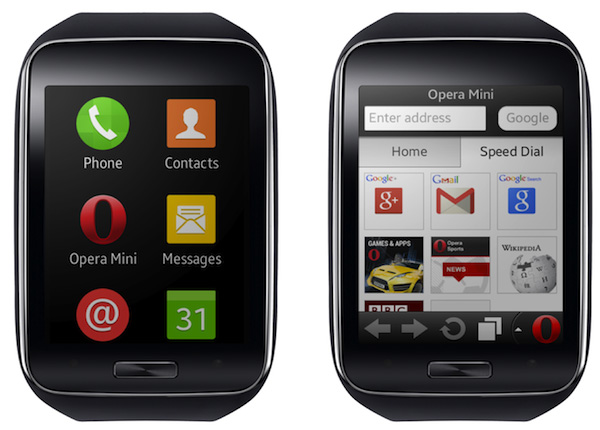 เล็กไปมั้ย!! Opera ปล่อย Opera Mini สำหรับท่องเว็บบนหน้าจอ 2 นิ้วของ Samsung Gear S