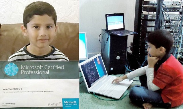 เด็ก 5 ขวบสอบผ่านประกาศนียบัตร Microsoft เป็นช่างเทคนิคไอทีมืออาชีพ