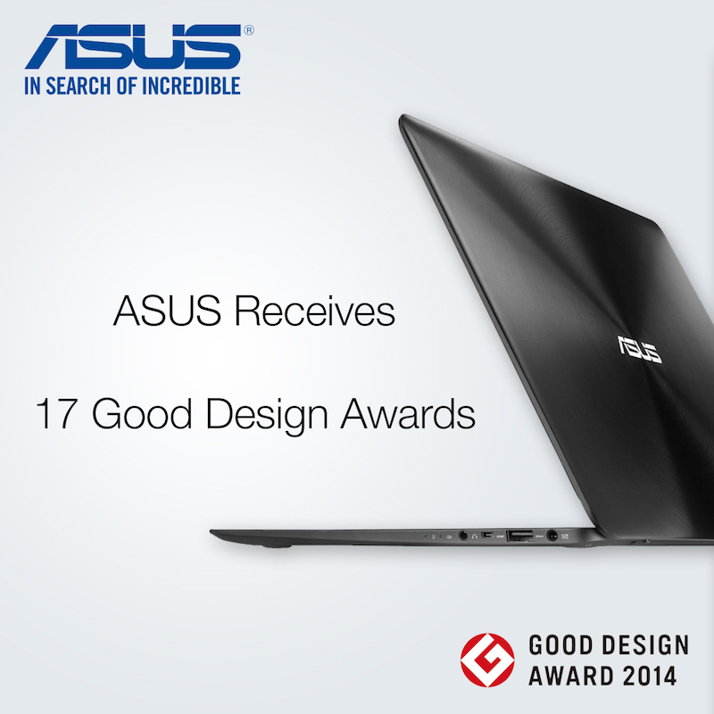 ASUS กวาด 17 รางวัล Good Design Award จากกรุงโตเกียว ประเทศญี่ปุ่น