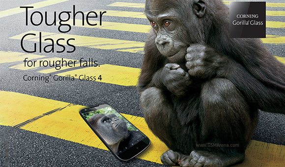 Corning เปิดตัวกระจกหน้าจอมือถือ Gorilla Glass 4 ทนทานจอแตกถึง 80%