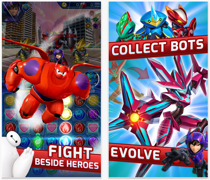 Disney ปล่อยเกม Big Hero 6 Bot Fight สำหรับ iPhone และ iPad แล้วดาวน์โหลดฟรีที่นี่ (NZ)