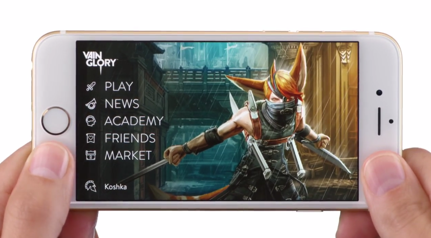 Apple ส่งโฆษณายั่วคอเกมด้วย Vainglory บน iPhone 6 และ iPhone 6 Plus (ชมคลิป)