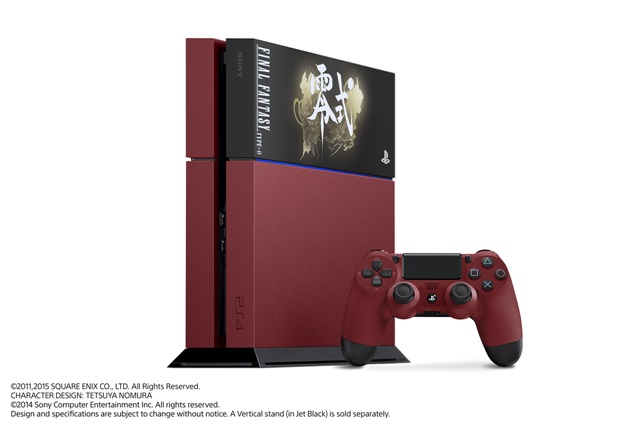 Sony เผยโฉม PS4 FINAL FANTASY Type-0 HD Suzaku edition สีแดงสุดงาม ขาย 19 มีนาคม 2015
