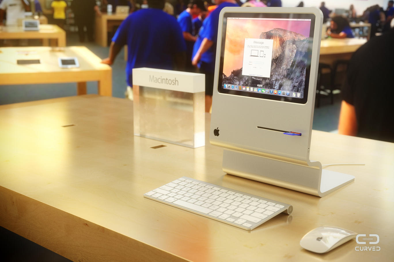 สุดงาม!! คอนเซป iMac หน้าจอ 11 นิ้วระบบสัมผัสที่ได้แรงบันดาลใจจากเครื่อง Macintosh (ชมคลิป)