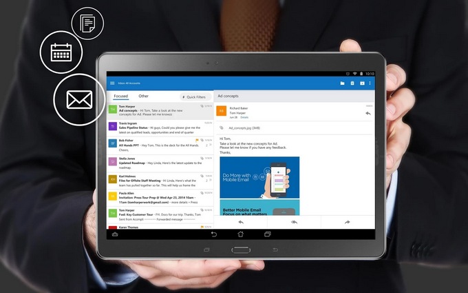Microsoft ปล่อยแอพชื่อดัง Outlook สำหรับ iPhone,iPad และ Android แล้ว ดาวน์โหลดฟรีที่นี่