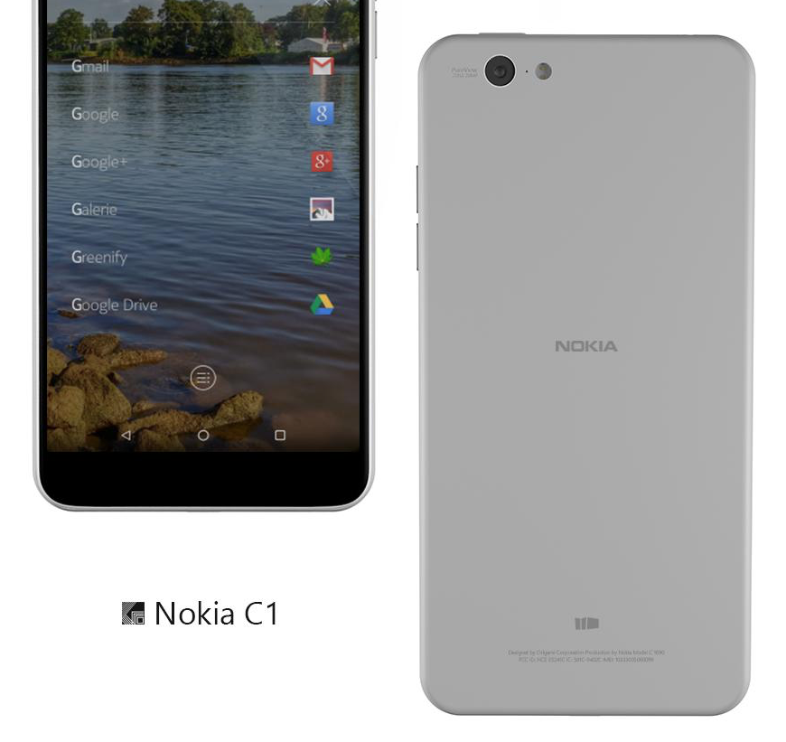 ชมภาพคอนเซป Nokia C1 หน้าจอ 5 นิ้วสุดงามมาพร้อม Android 5.0 และ Z Launcher