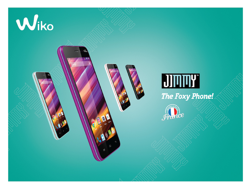 Wiko JIMMY สมาร์ทโฟน 2 ซิม จอ 4.5 นิ้ว ราคา 2,990 บาท พร้อมฟรีโบนัสค่าโทร 500 บาทจาก AIS