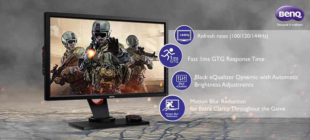 BenQ เปิดศักราช รุกตลาดเกมเต็มพิกัด ส่งจอเกม XL2430T, XL2411Z ลงสนาม ครองใจนักแข่งเกมมืออาชีพ