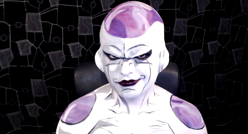 อย่างเหมือน!! ชมคลิปแต่งหน้าให้เป็น Frieza ตัวร้ายจาก Dragon Ball Z