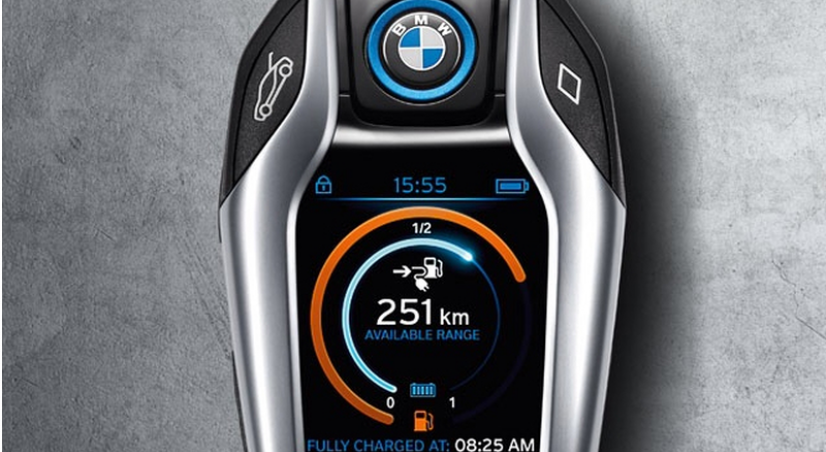สุดล้ำ!! กุญแจอัจฉริยะของ BMW i8 ที่แสดงข้อมูลต่างๆในรถแถมยังสตาร์ตเครื่องระยะไกลได้ด้วย