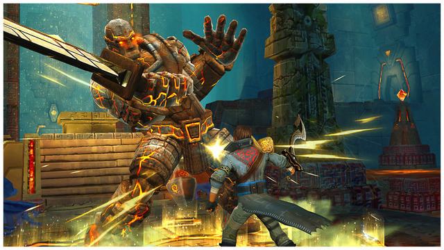 Stormblades เกมสุดมันส์บน iOS และ Android ลูกผสมระหว่าง Infinaity Blade และ Temple Run ดาวน์โหลดฟรีที่นี่