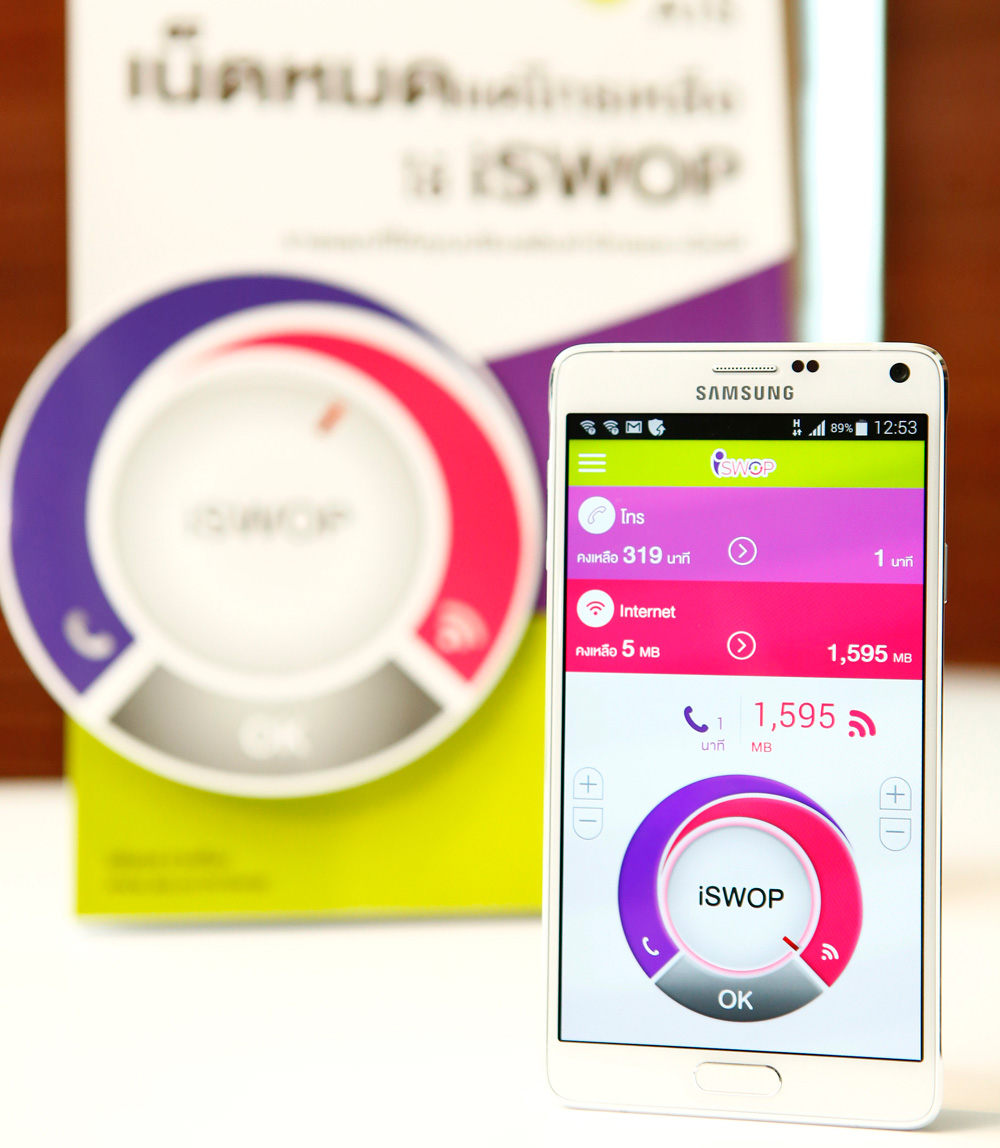รู้จักกับ iSWOP แพ็กเกจรูปแบบใหม่จาก AIS ปรับสลับค่าโทร-ค่าเน็ต ได้ด้วยตัวเอง ทุกที่ ทุกเวลา